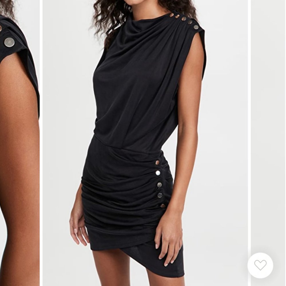 Iro Manaia black mini dress, sz 34 (xs)